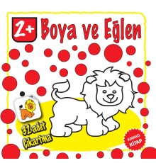 Boya ve Eğlen Kırmızı Kitap