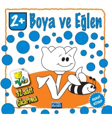Boya ve Eğlen Mavi Kitap