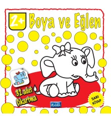 Boya ve Eğlen Sarı Kitap