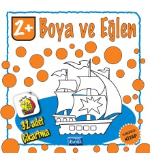 Boya ve Eğlen Turuncu Kitap