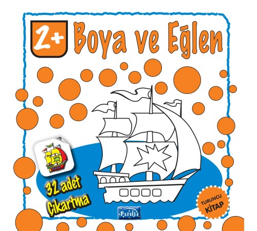 Boya ve Eğlen Turuncu Kitap