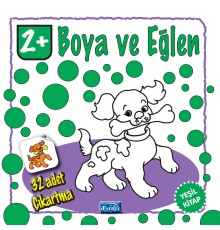 Boya ve Eğlen Yeşil Kitap