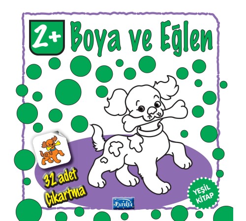 Boya ve Eğlen Yeşil Kitap