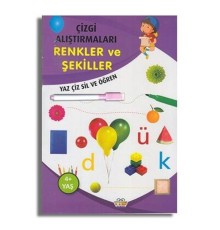 Çizgi Alıştırmaları Renkler ve Şekiller