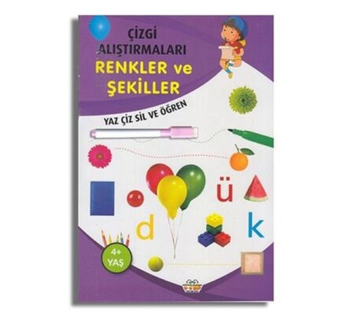 Çizgi Alıştırmaları Renkler ve Şekiller Çizgi Alıştırmaları Renkler ve Şekiller