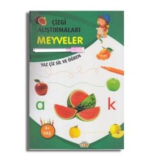 Çizgi Alıştırmaları Meyveler