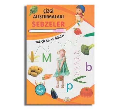 Çizgi Alıştırmaları Sebzeler