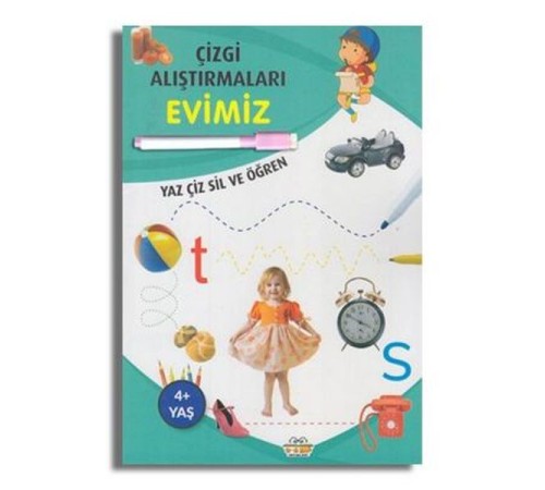 Çizgi Alıştırmaları Evimiz Çizgi Alıştırmaları Evimiz