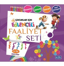 Eğlenceli Faaliyet Seti - Mor Kitap - 5+ Yaş