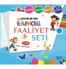 Eğlenceli Faaliyet Seti - Mavi Kitap - 3+ Yaş