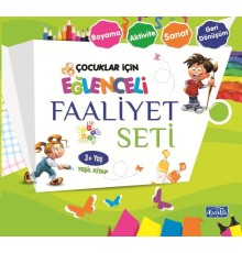 Eğlenceli Faaliyet Seti - Yeşil Kitap - 3+ Yaş