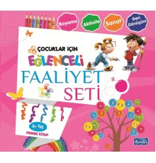 Eğlenceli Faaliyet Seti - Pembe Kitap - 4+ Yaş