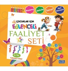 Eğlenceli Faaliyet Seti - Turuncu Kitap - 4+ Yaş