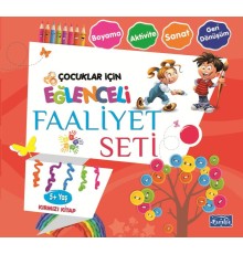 Eğlenceli Faaliyet Seti - Kırmızı Kitap - 5+ Yaş