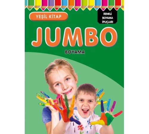 Jumbo Boyama Yeşil Kitap