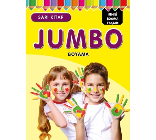 Jumbo Boyama Sarı Kitap