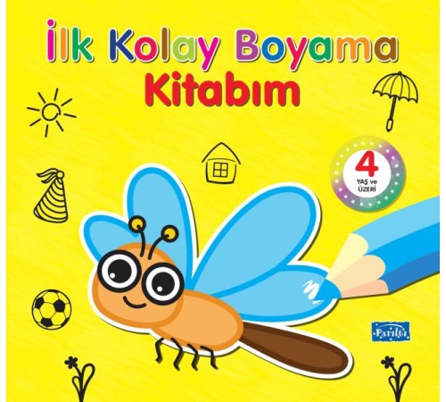 İlk Kolay Boyama Kitabım – 4 Yaş Üzeri