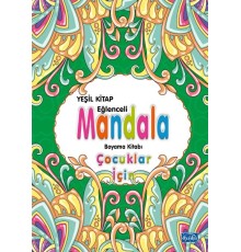 Çocuklar İçin Mandala Yeşil
