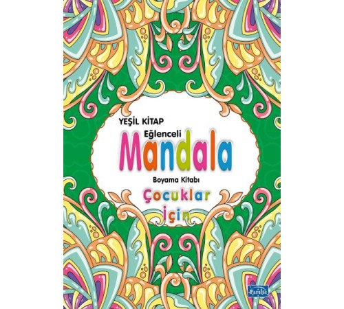 Çocuklar İçin Mandala Yeşil