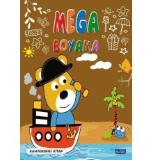 Mega Boyama Kahverengi Kitap