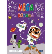 Mega Boyama Mor Kitap