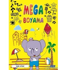 Mega Boyama Sarı Kitap