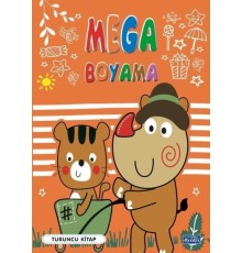 Mega Boyama Turuncu Kitap