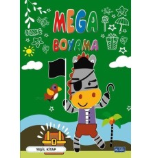 Mega Boyama Yeşil Kitap