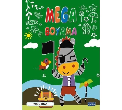 Mega Boyama Yeşil Kitap