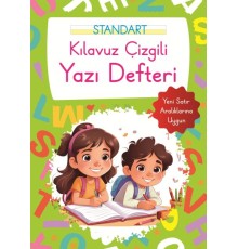 Kılavuz Çizgili Yazı Defteri Büyük Boy - Yeşil