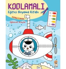 Kodlamalı Eğitici Boyama Kitabı - Eğlenceli Araçlar