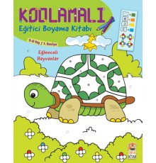 Kodlamalı Eğitici Boyama Kitabı - Eğlenceli Hayvanlar