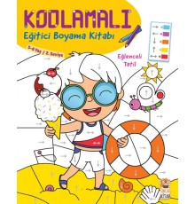 Kodlamalı Eğitici Boyama Kitabı - Eğlenceli Tatil
