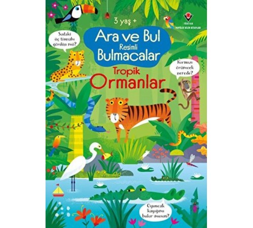 Ara ve Bul Resimli Bulmacalar Tropik Ormanlar