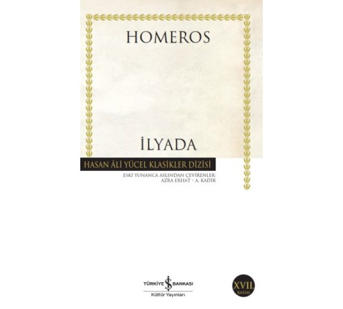 İlyada - Hasan Ali Yücel Klasikleri
