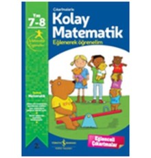 Çıkartmalarla Kolay Matematik Eğlenerek Öğrenelim 7-8 Yaş