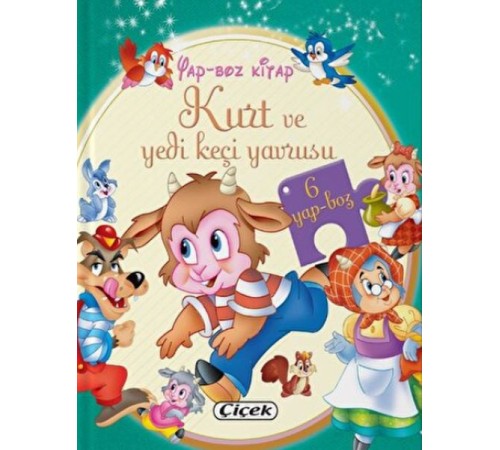 Yap-Boz Kitap - Kurt Ve Yedi Keçi Yavrusu Yap-Boz Kitap - Kurt Ve Yedi Keçi Yavrusu