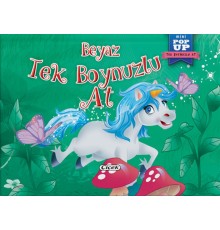 Pop-Up Mini Tek Boynuzlu At - Beyaz Tek Boynuzlu At