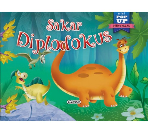 Pop-Up Mini Dinozorlar - Sakar Diplodokus