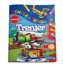Renklendiriyoruz - Trenler