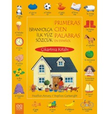 İspanyolca İlk Yüz Sözcük Çıkartma Kitabı