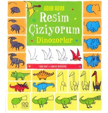 Adım Adım Resim Çiziyorum Dinozorlar