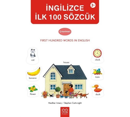 İngilizce İlk Yüz Sözcük Çıkartma Kitabı