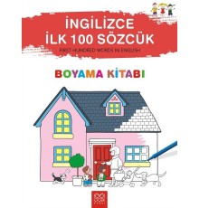 İngilizce İlk Yüz Sözcük Boyama Kitabı