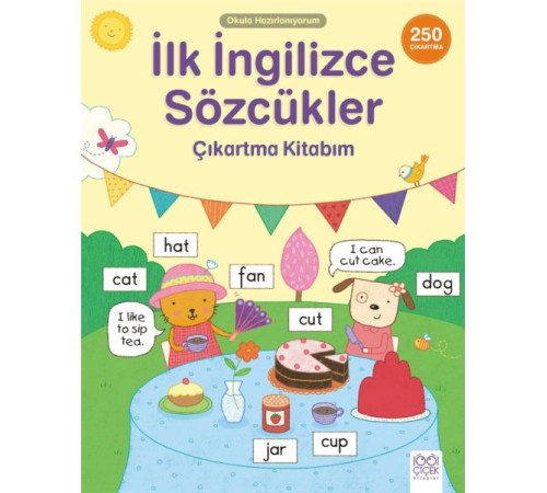 İlk İngilizce Sözcükler Çıkartma Kitabım- 250 Çıkartma