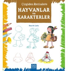 Çizgiden Resimlere - Hayvanlar ve Karakterler