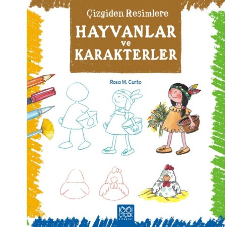 Çizgiden Resimlere - Hayvanlar ve Karakterler