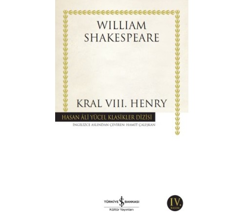 Kral VIII. Henry - Hasan Ali Yücel Klasikleri