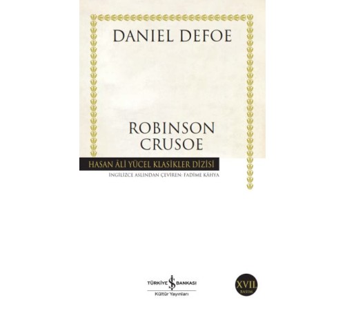Robinson Crusoe - Hasan Ali Yücel Klasikleri Robinson Crusoe - Hasan Ali Yücel Klasikleri
