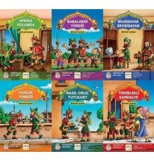 Güler Yüzle Tatlı Söz - Hacivat'la Karagöz Dizisi (6 Kitap)(Değerler eğitimi)